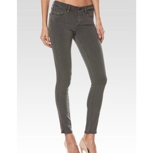 Paige Skinny Stretch Denim Grey Wash Jeans